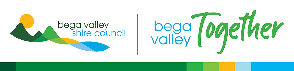 Bega Valley Shire Council, Bega Valley together banner.