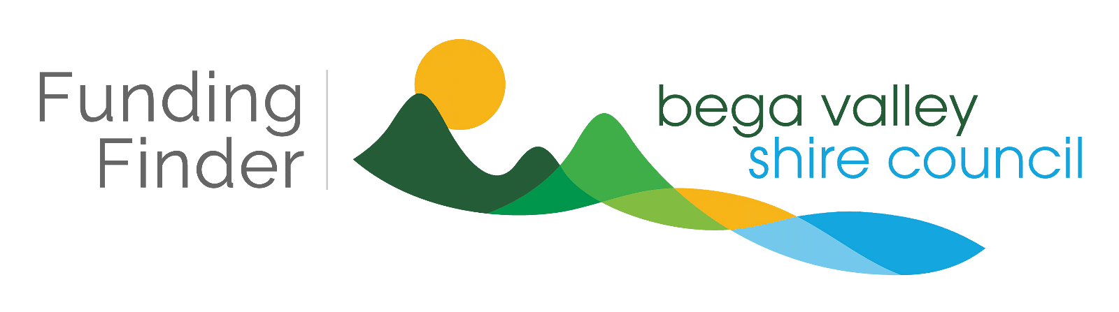 Logo Funding Finder, Bega Valley Shire Council.