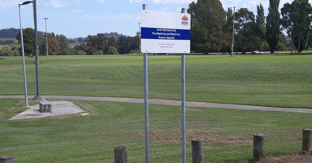 Bega Keith Mitchell Oval.