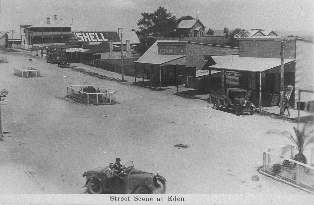 Eden's mian street in the 1930's.