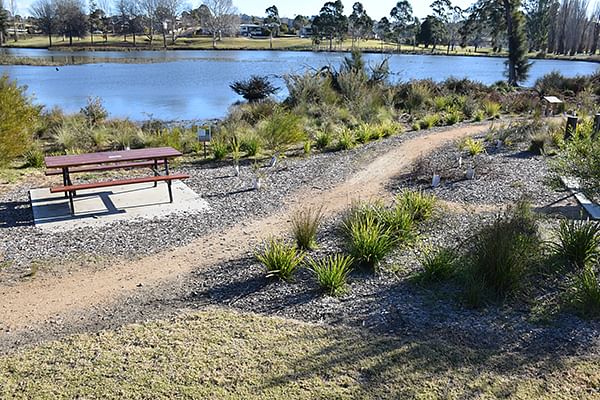 Kisses Lagoon main carpark and public use area after the works.