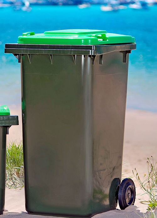 Organic waste bin. 