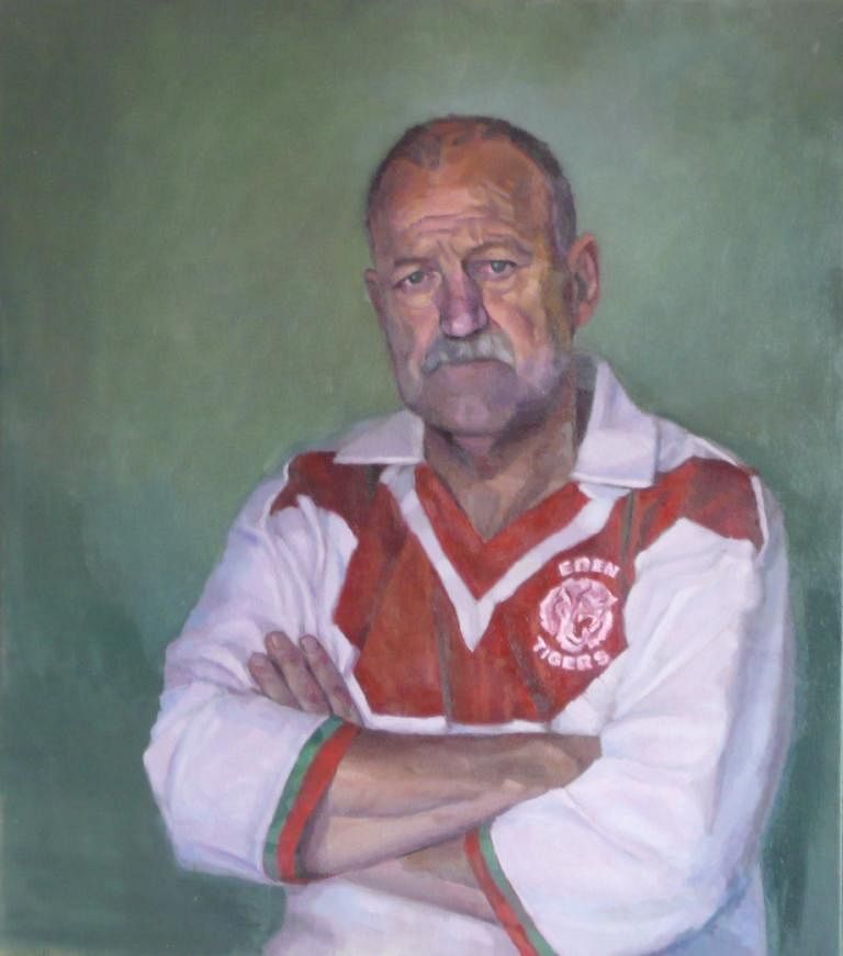 Shirley Hanna National Portrait award finalist, Joseph O'Gara (Eden) Weary warrior.