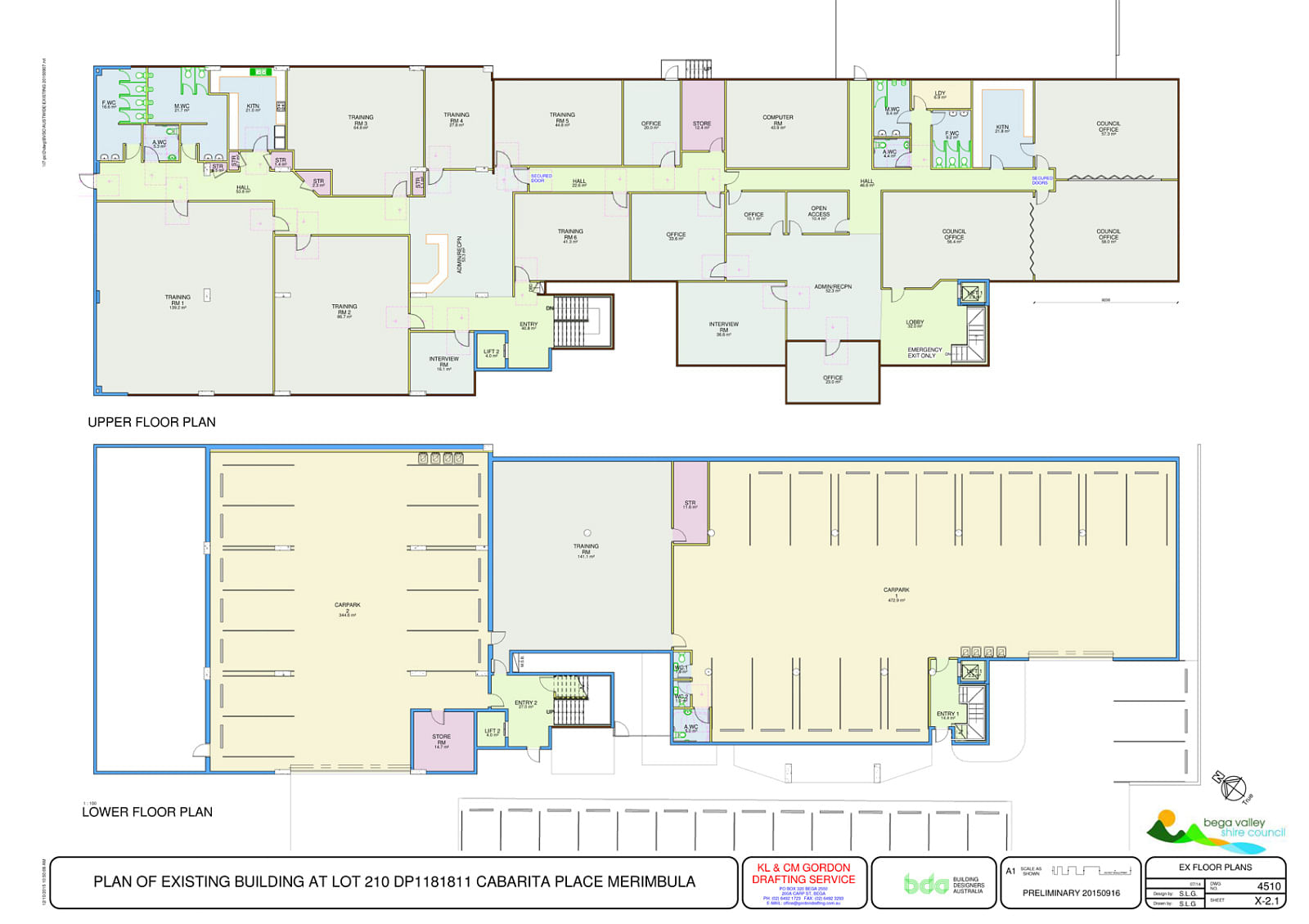 Bega Valley Regional Learning Centre floor plan.