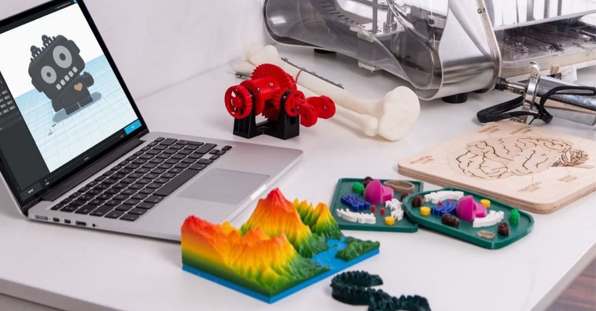3D printed items.
