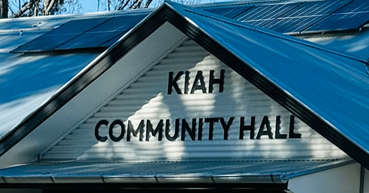 The new Kiah Hall.