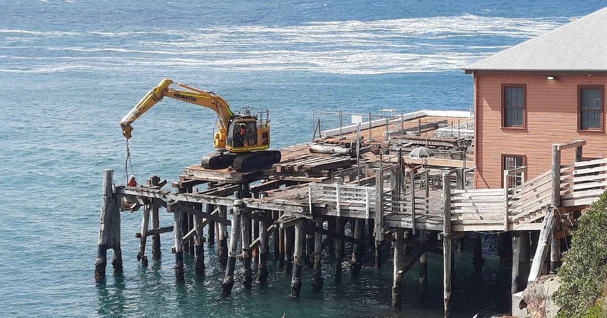 tathra wharf restoration.