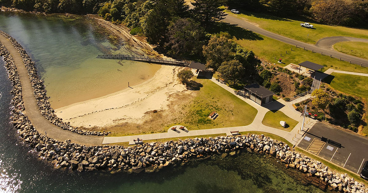 Bermagui all accessible swimming area.