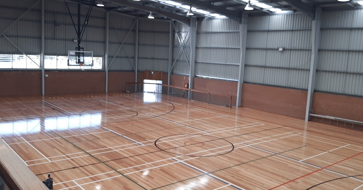 bermagui indoor stadium basketball court.