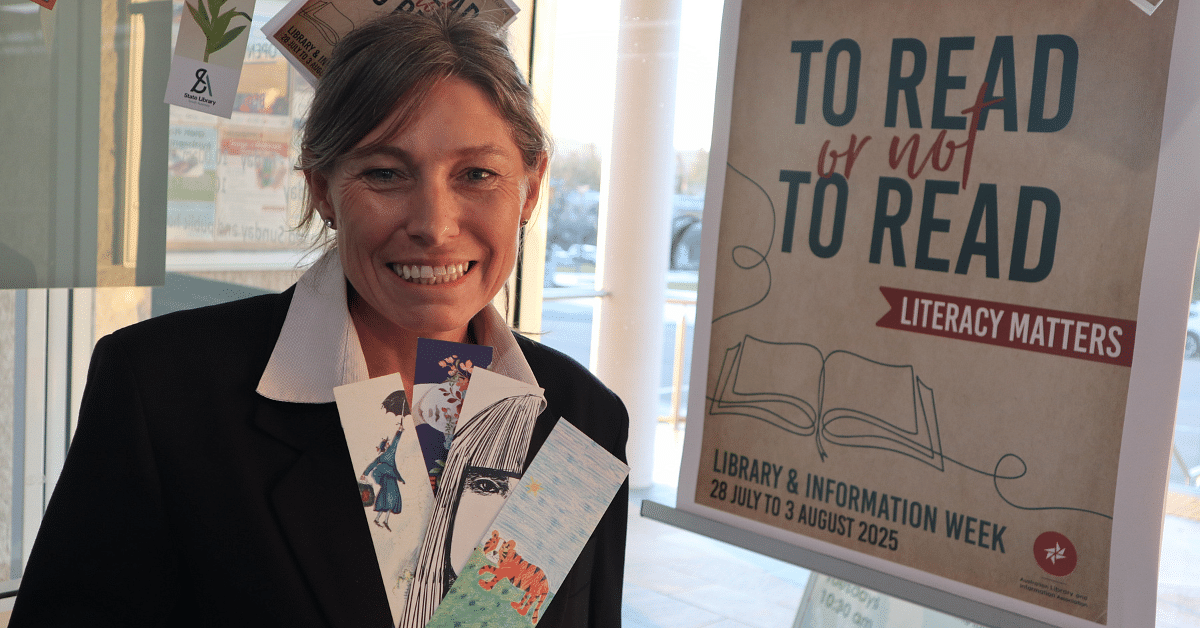 Library Officer Janene is passionate about literacy and making learning fun.