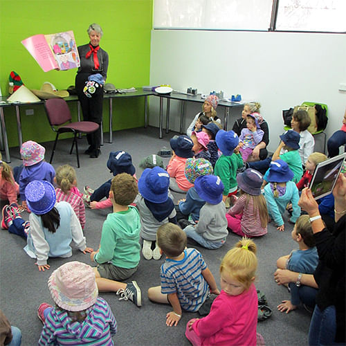 Children enjoying Storytime at Bega Library,