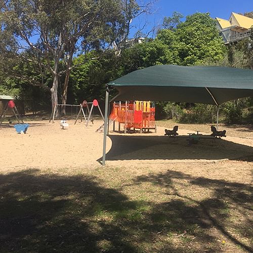 The climing frame that will be removed from Charles Izzard Reserve.