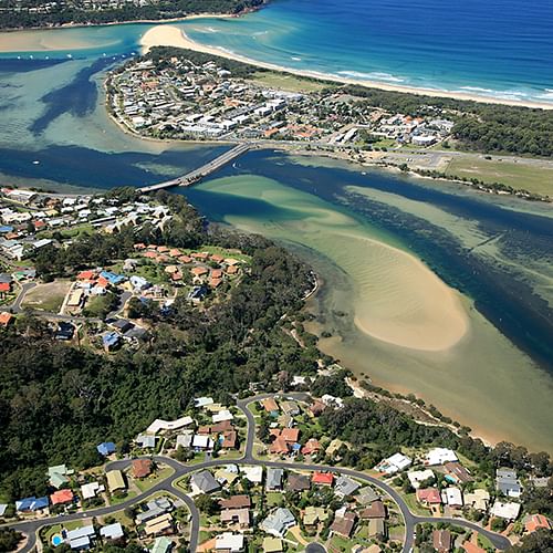 Merimbula Lake.