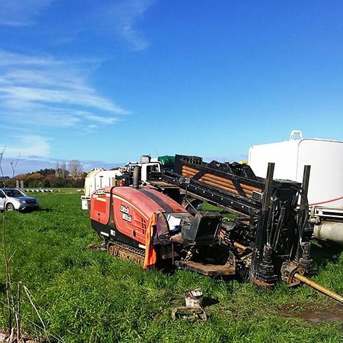 Some of the machinery used in Stage 1 of the North Bega sewer upgrade.