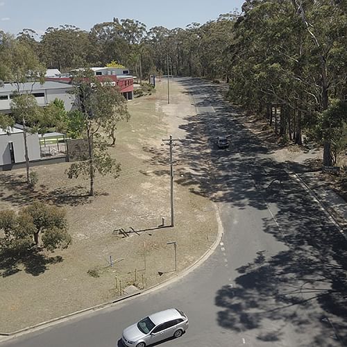 Pambula Beach Road, near Lumen Christi Catholic College.