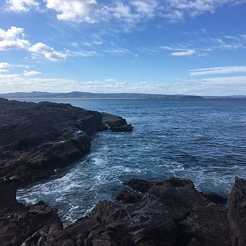 the waters of Merimbula Bay are currently being studied as part of planning for a deep ocean outfall.