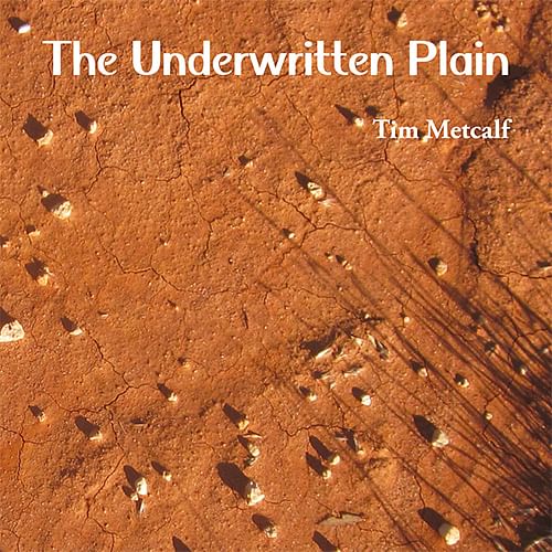 The underwritten plain cover of new poetry book by Tim Metcalf.