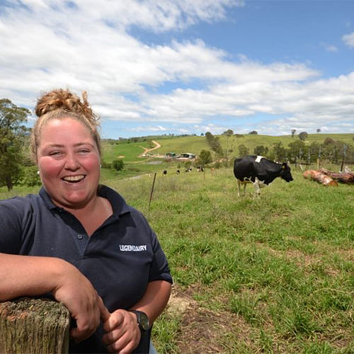 Jessica Pearce, who used her scholarship to host social events for young farmers to develop their skills and resilience.