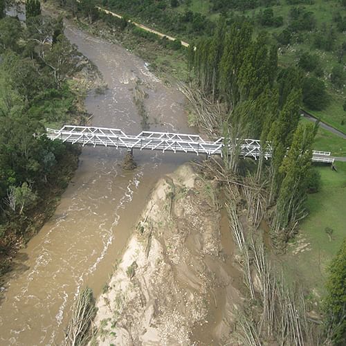 Towamba River at New Buildings bridge.