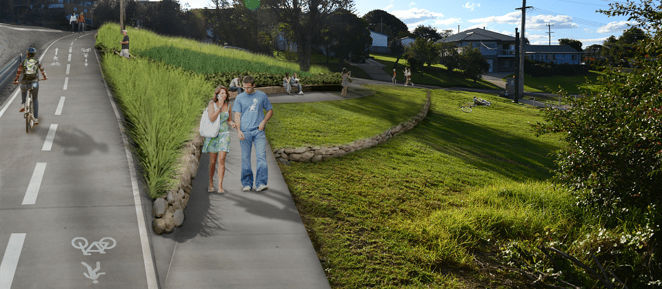 (Concept image) Work on Stage 2 of the Connectivity Improvements to the Port of Eden project - the Imlay Street and Albert Terrace upgrade - will begin on Monday 15 February 2021.