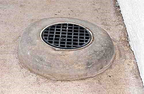 An unobstructed gully trap could save you from a messy situation should blowback occur.