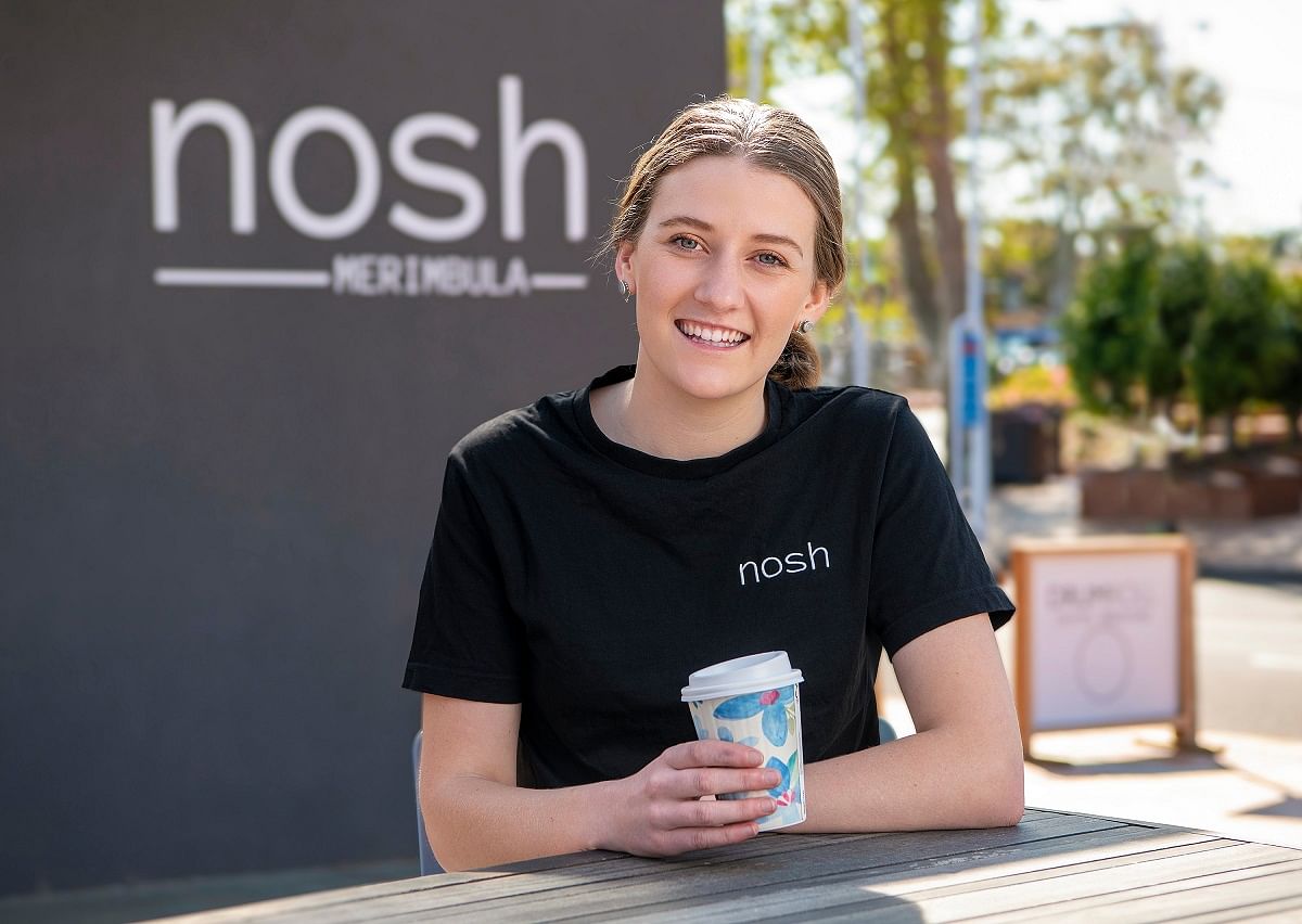Owner of Nosh Merimbula, Ally Roberts has signed up to Council's FOGO for Business project.