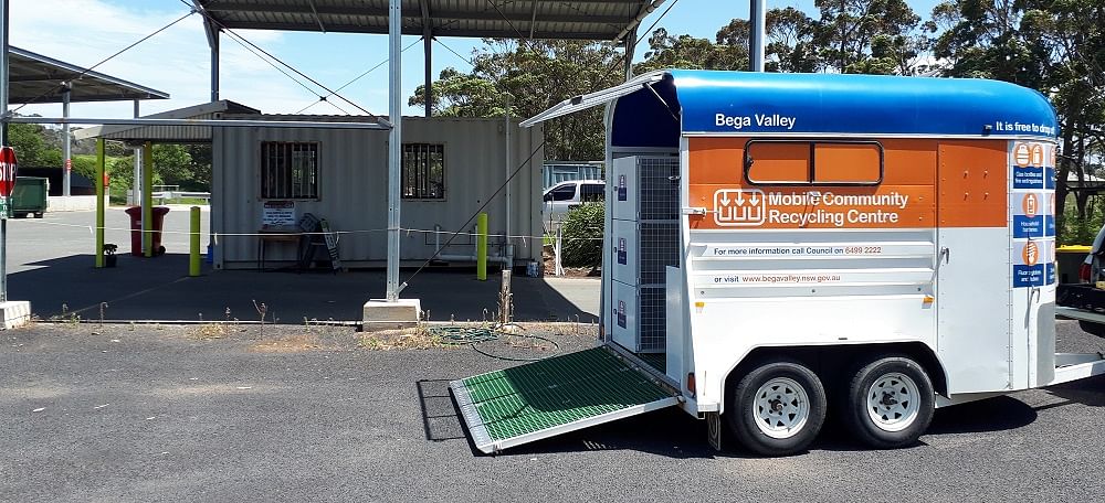 Council's Mobile Recycling Centre takes valuable resources and gives them a new life.