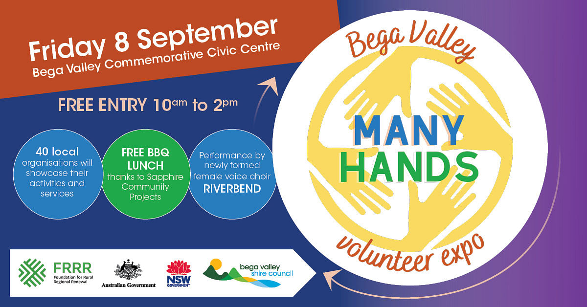 Many Hands Volunteer Expo logo.