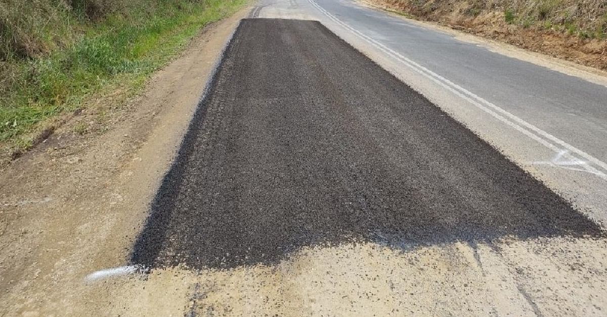 heavy patch road repair