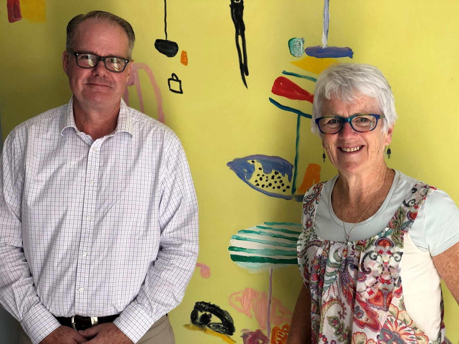 Chris Horsburgh, Project Lead for Council's Recovery, Rebuilding and Resilience Program pictured with Anne Leydon, Council's Health and Wellbeing Recovery Manager.