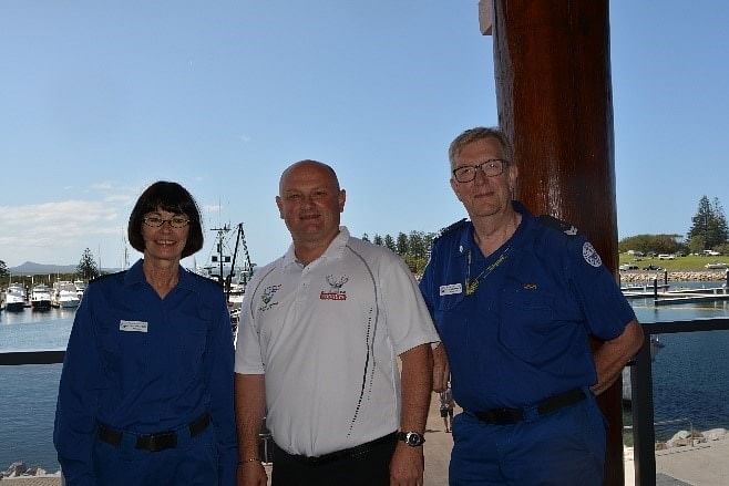 ClubGRANTS help fund not-for-profits and community groups in our Shire, like Marine Rescue Bermagui. Last year the group received funding to purchase Personal Locator Beacons for their crew to carry. Caron Parfitt and Steven Knight from Marine Rescue are pictured here with Robert Beuzeville from the Bermagui Country Club.