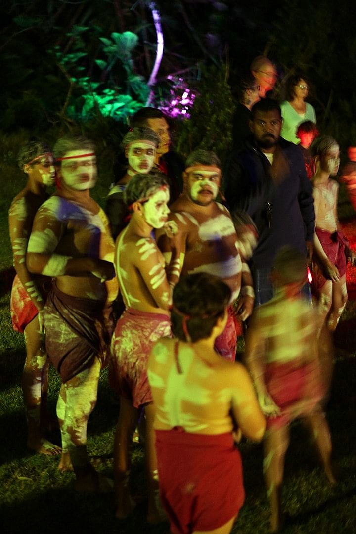 The Gadhu Dancers performing at last year's Trail of Light and Sound in Bermagui.