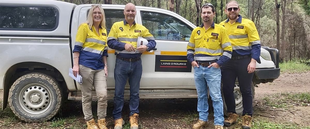 Staff from Laing O'Rourke are coordinating the clean-up effort across NSW.