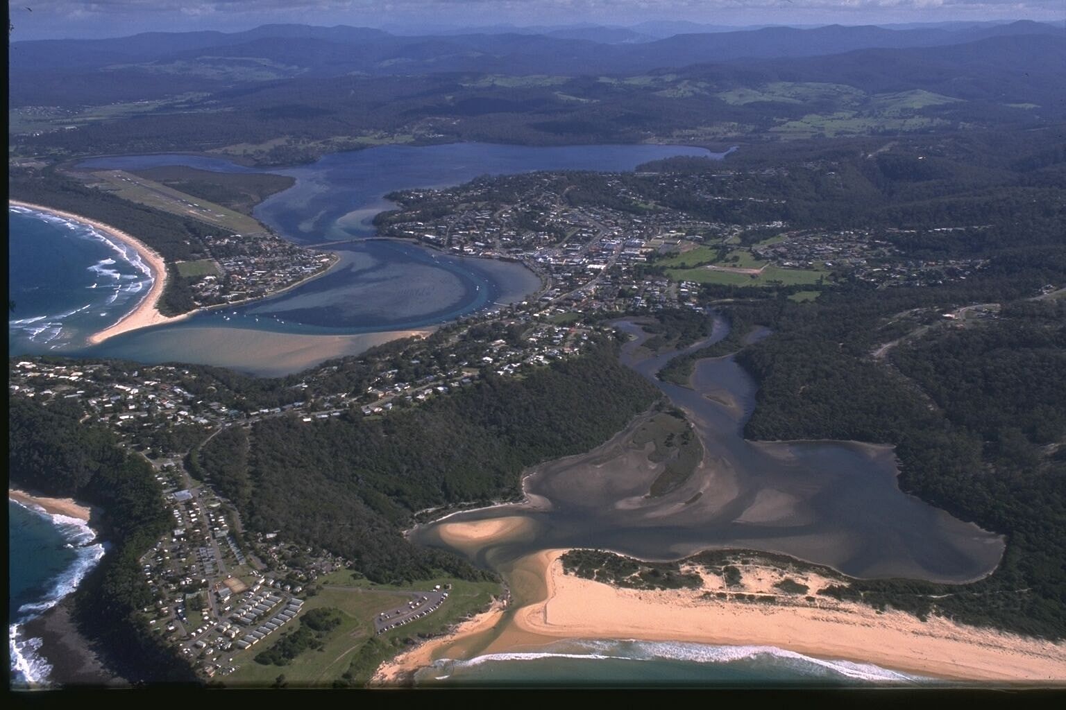 Merimbula and Back Lake.