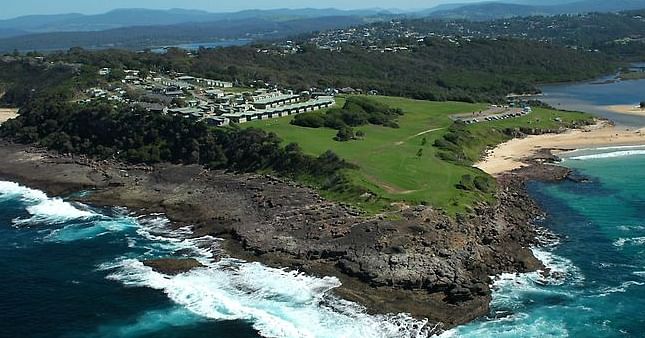 Photograph: Aerial view of Short Point, Merimbula.