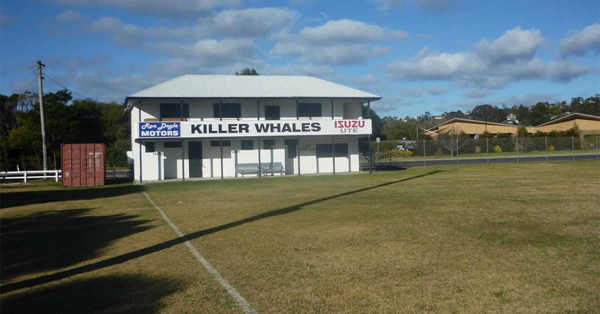 Image: Barclay Street sporting complex, club house.