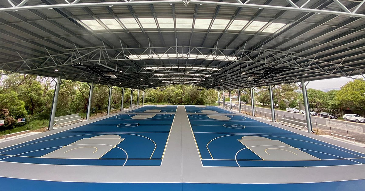 Image: Merimbula F Park multi use courts.