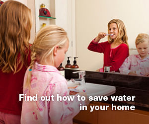 Click the image for all sorts of information and ideas to help you save water in your home.